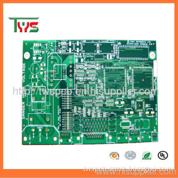 4layers Pcb Fabrication With Non-halogen Material And Immersion Silver Finishing 